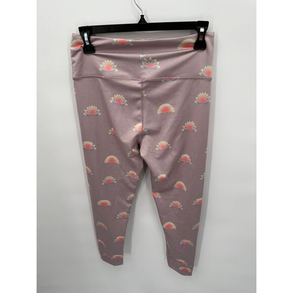 FREE PEOPLE FP Movement Lilac Lotus Leggings // M - Picture 10 of 11